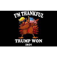 IM Thankful Trump Won Thanksgiving Trump Autumn Turkey 2024 Bumper Sticker