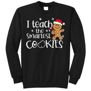 I Teach The Smartest Cookies Christmas Gingerbread Santa Hat  Sweatshirt