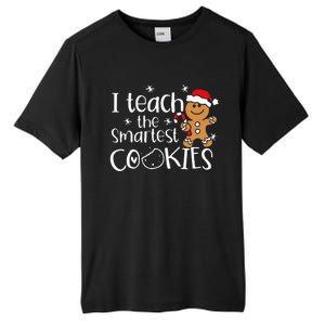 I Teach The Smartest Cookies Christmas Gingerbread Santa Hat  Tall Fusion ChromaSoft Performance T-Shirt