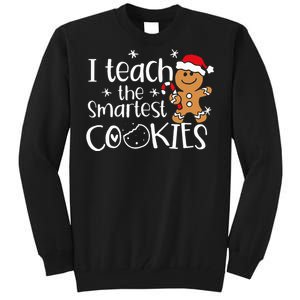 I Teach The Smartest Cookies Christmas Gingerbread Santa Hat  Tall Sweatshirt