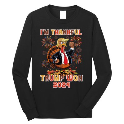 IM Thankful Trump Won 2024 Long Sleeve Shirt