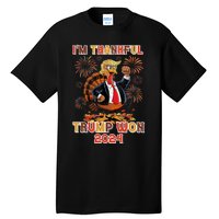 IM Thankful Trump Won 2024 Tall T-Shirt