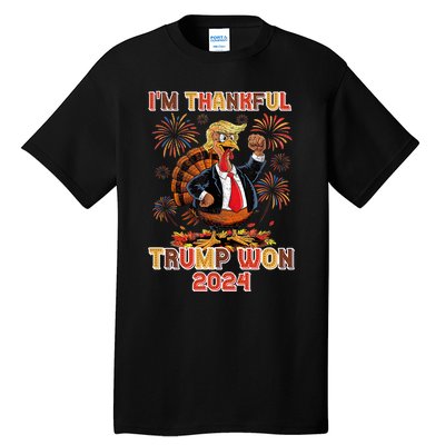 IM Thankful Trump Won 2024 Tall T-Shirt