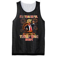 IM Thankful Trump Won 2024 Mesh Reversible Basketball Jersey Tank