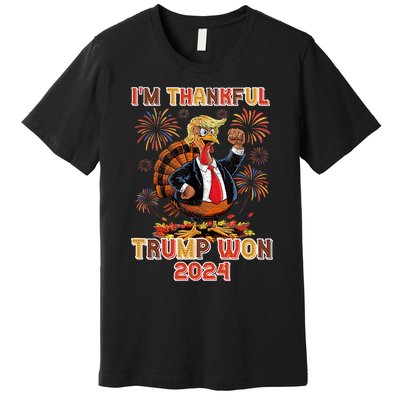 IM Thankful Trump Won 2024 Premium T-Shirt