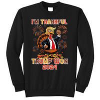 IM Thankful Trump Won 2024 Tall Sweatshirt