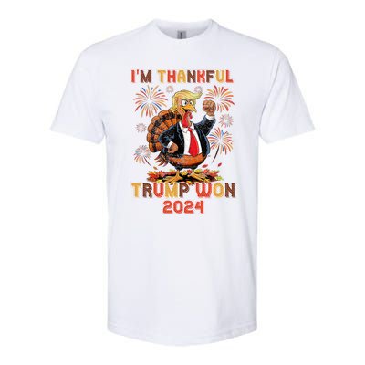 IM Thankful Trump Won 2024 Softstyle CVC T-Shirt