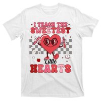 I Teach The Sweetest Little Hearts Valentines Day Teacher T-Shirt