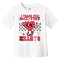 I Teach The Sweetest Little Hearts Valentines Day Teacher Toddler T-Shirt