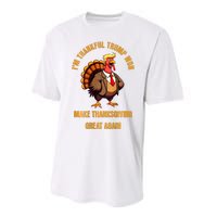 IM Thankful Trump Won (On Back) Make Thanksgiving Great Performance Sprint T-Shirt