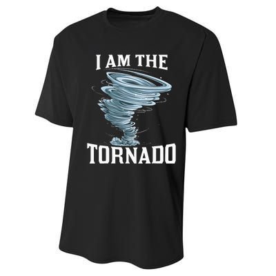 IM The Tornado Storm Twister Meteorologist Performance Sprint T-Shirt