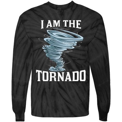 IM The Tornado Storm Twister Meteorologist Tie-Dye Long Sleeve Shirt