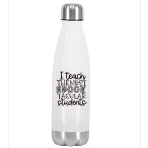 I teach the most spooktacular students Teacher Halloween Stainless Steel Insulated Water Bottle