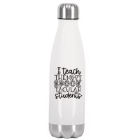 I teach the most spooktacular students Teacher Halloween Stainless Steel Insulated Water Bottle