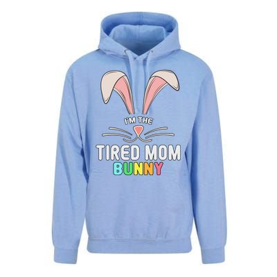 I'm The Tired Mom Bunny Matching Family Easter Party Cool Gift Unisex Surf Hoodie