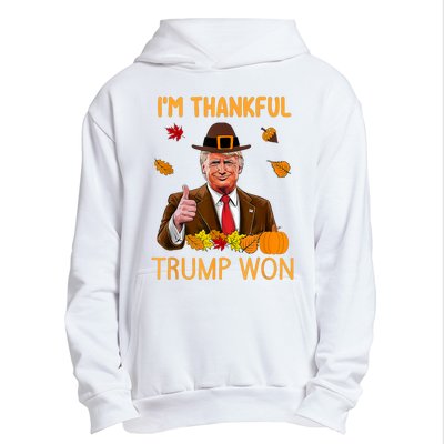 Im Thankful Trump Won Thanksgiving Turkey Fall Urban Pullover Hoodie