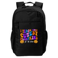 I Teach The Cutest Pumpkins In The Patch Halloween Teacher Backpack