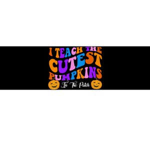 I Teach The Cutest Pumpkins In The Patch Halloween Teacher Bumper Sticker