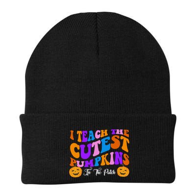 I Teach The Cutest Pumpkins In The Patch Halloween Teacher Beanie