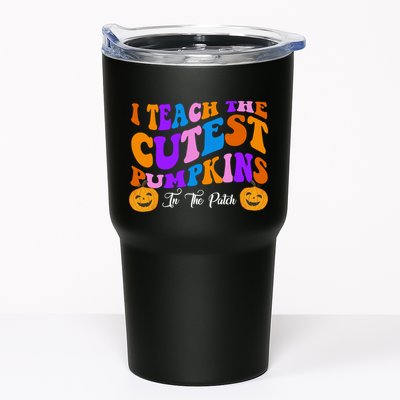 I Teach The Cutest Pumpkins In The Patch Halloween Teacher Tumbler
