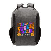 I Teach The Cutest Pumpkins In The Patch Halloween Teacher Vector Backpack