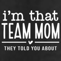 IM That Team Mom They Told You About Gift 7 Panel Mesh Trucker Snapback Hat
