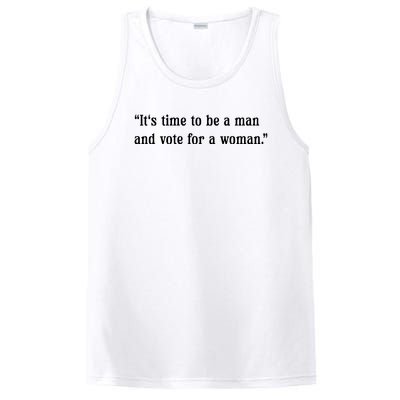 ItS Time To Be A Man And Vote For A Woman PosiCharge Competitor Tank