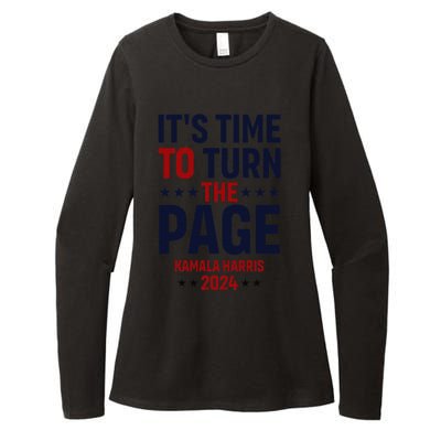 ItS Time To Turn The Page Kamala Harris For President 2024 Womens CVC Long Sleeve Shirt