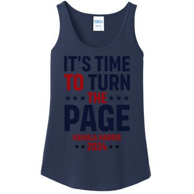 ItS Time To Turn The Page Kamala Harris For President 2024 Ladies Essential Tank