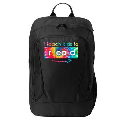 I Teach To Read Tie Dye Science of Reading City Backpack