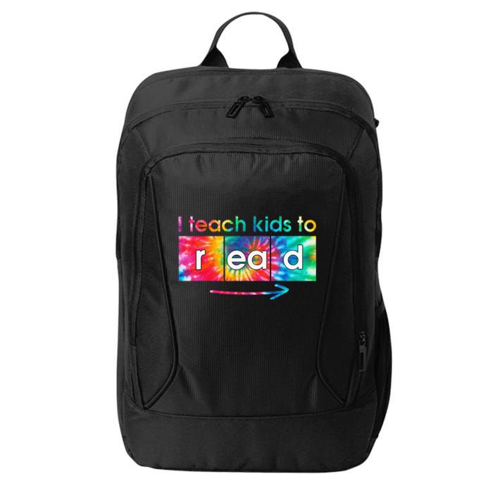 I Teach To Read Tie Dye Science of Reading City Backpack