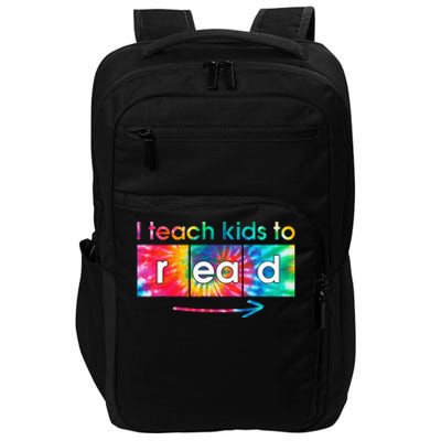 I Teach To Read Tie Dye Science of Reading Impact Tech Backpack