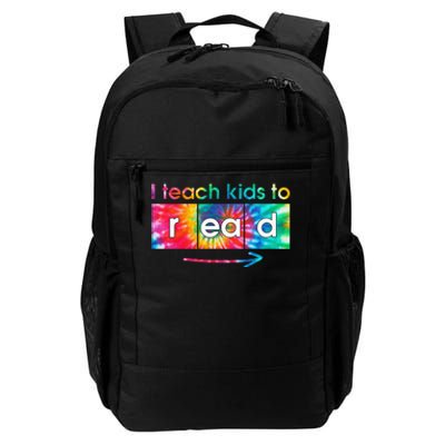 I Teach To Read Tie Dye Science of Reading Daily Commute Backpack