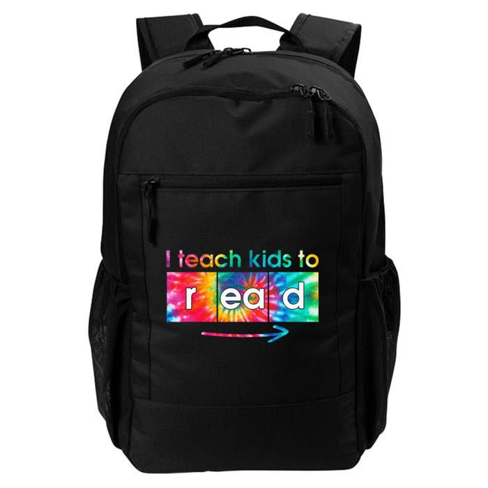 I Teach To Read Tie Dye Science of Reading Daily Commute Backpack