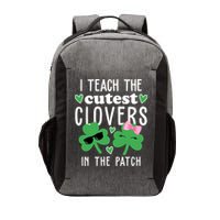I Teach The Cutest Clovers In The Patch St Patrick's Day Teacher Vector Backpack