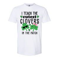 I Teach The Cutest Clovers In The Patch St Patrick's Day Teacher Softstyle® CVC T-Shirt