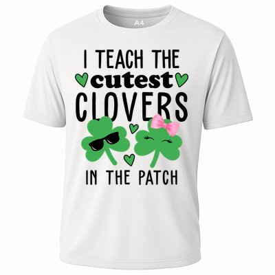 I Teach The Cutest Clovers In The Patch St Patrick's Day Teacher Performance Shirt