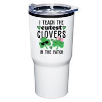 I Teach The Cutest Clovers In The Patch St Patrick's Day Teacher Tumbler