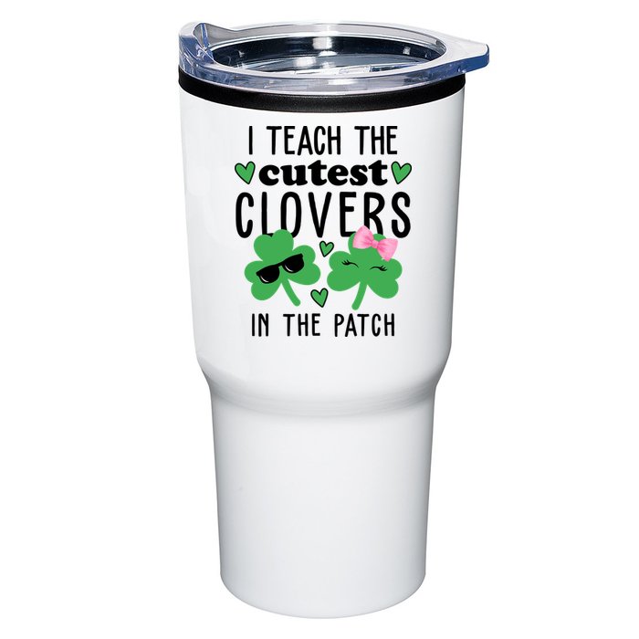 I Teach The Cutest Clovers In The Patch St Patrick's Day Teacher Tumbler
