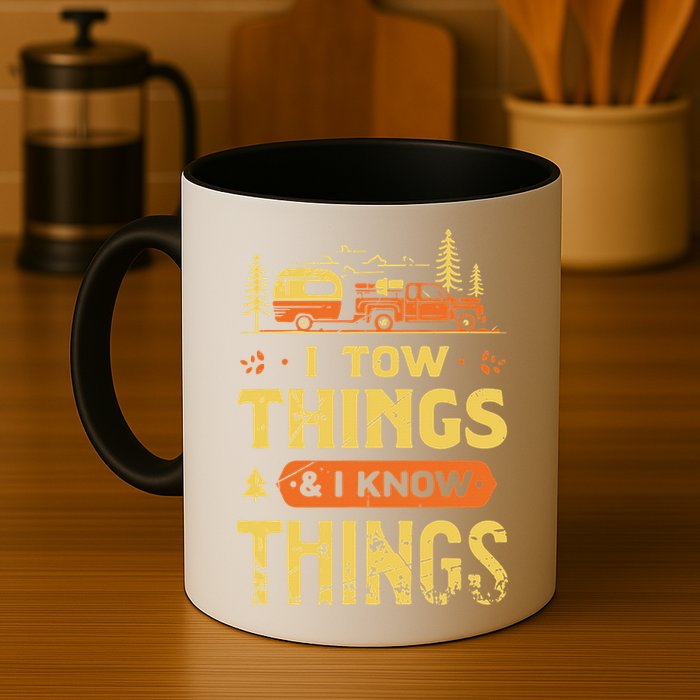 I Tow Things And I Know Things Mug