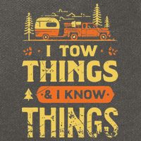 I Tow Things And I Know Things Cotton Canvas Backpack