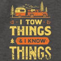 I Tow Things And I Know Things Vector Backpack