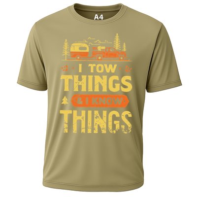 I Tow Things And I Know Things Cooling Performance Crew T-Shirt
