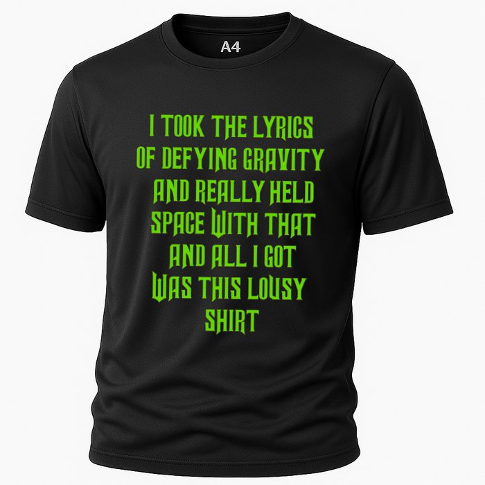 I Took The Lyrics Of Defying Gravity And Really Held Space With That Performance Shirt