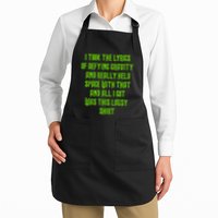 I Took The Lyrics Of Defying Gravity And Really Held Space With That Apron