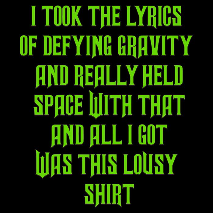 I Took The Lyrics Of Defying Gravity And Really Held Space With That Flatbill Hat