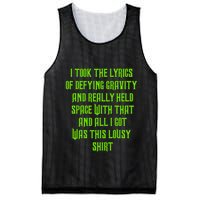 I Took The Lyrics Of Defying Gravity And Really Held Space With That Mesh Reversible Basketball Jersey Tank