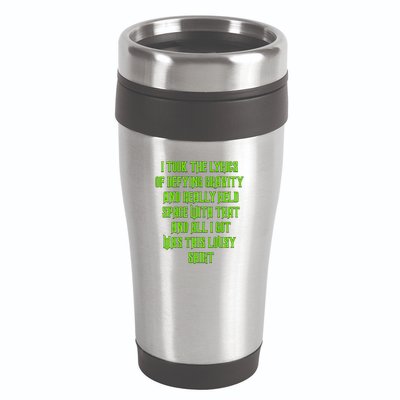 I Took The Lyrics Of Defying Gravity And Really Held Space With That 16oz Travel Tumbler