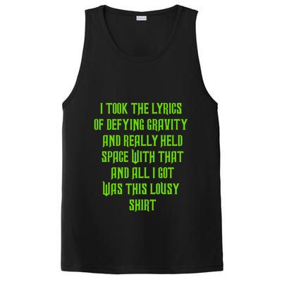I Took The Lyrics Of Defying Gravity And Really Held Space With That PosiCharge Competitor Tank