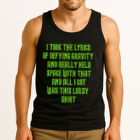 I Took The Lyrics Of Defying Gravity And Really Held Space With That Tank Top